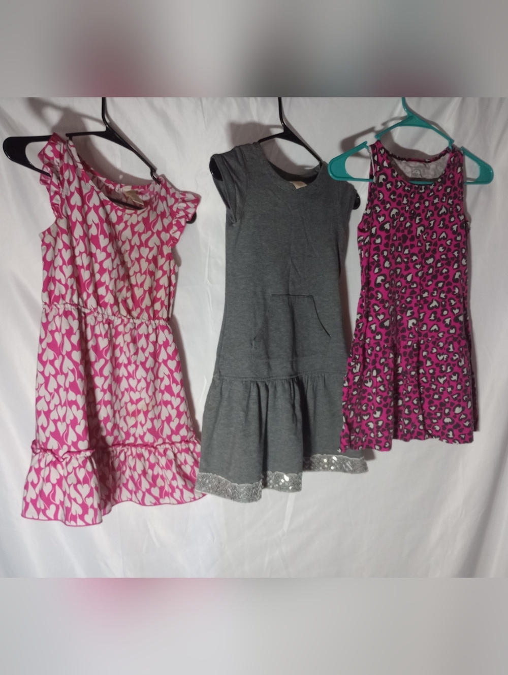 Retro 2013 Faded Glory Girls Bundle (3 Dresses) Size M 7-8 - Play Condition